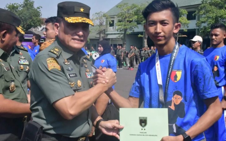 Apresiasi atlet pencak silat Tournament Piala Kasad I tahun 2023