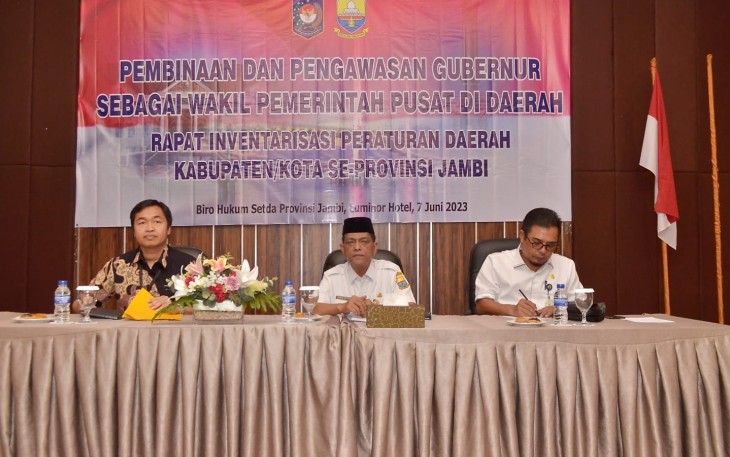 Rakor Percepatan Revisi RTRW Kabupaten/Kota se-Provinsi Jambi
