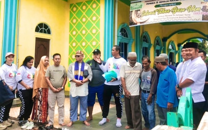 Kadinsos Bintan Dampingi Kajari Sampena Tahun Baru Islam 1445 H, Sambut Hari Bhakti Adhyaksa ke-63 Tahun 