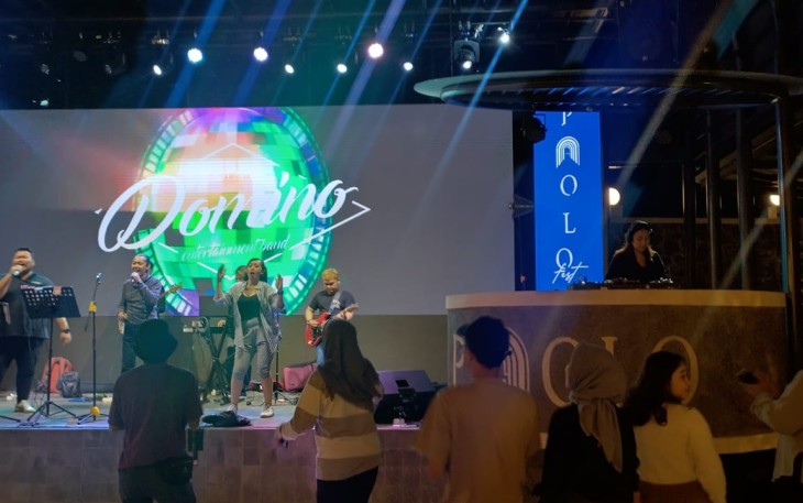 Aksi Domino Band di Paolo Fest Kota Batu, Jum'at (28/7)