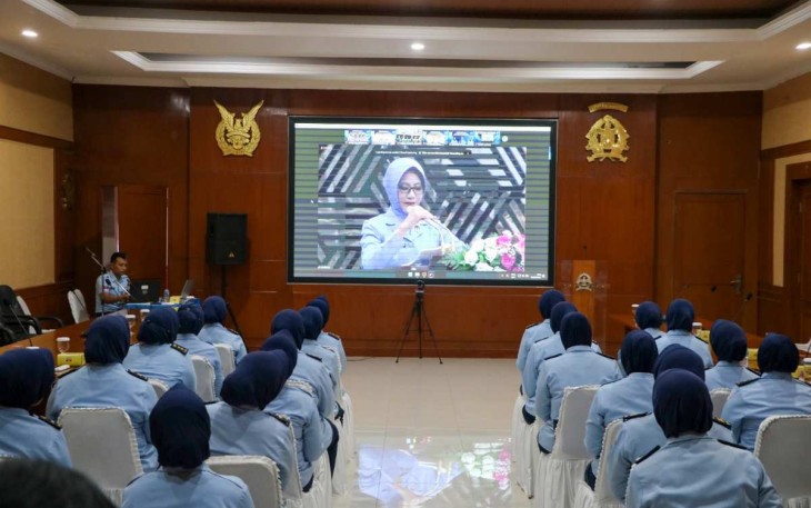 Pembekalan Ibu Winayadhati Kanya Sena secara virtual 