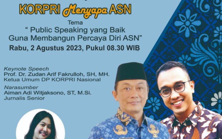 Webinar Korpri menyapa ASN