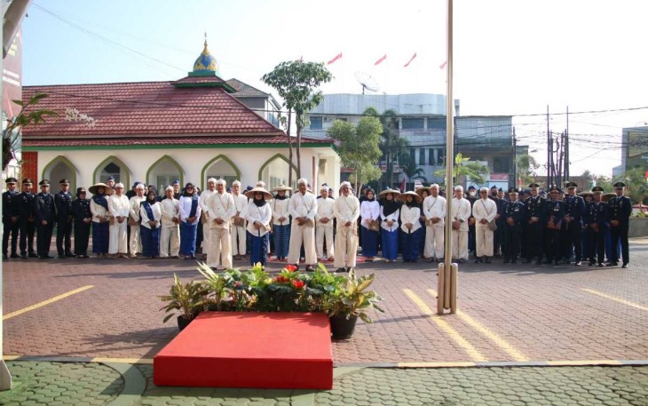 Upacara Kemerdekaan RI ke 78 di Kanwil Kemenkumham Banten, Kamis (17/8)