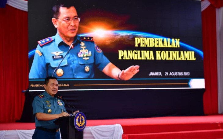 Pembekalan Pangkolinlamil kepada Paskibraka Nasional 2023