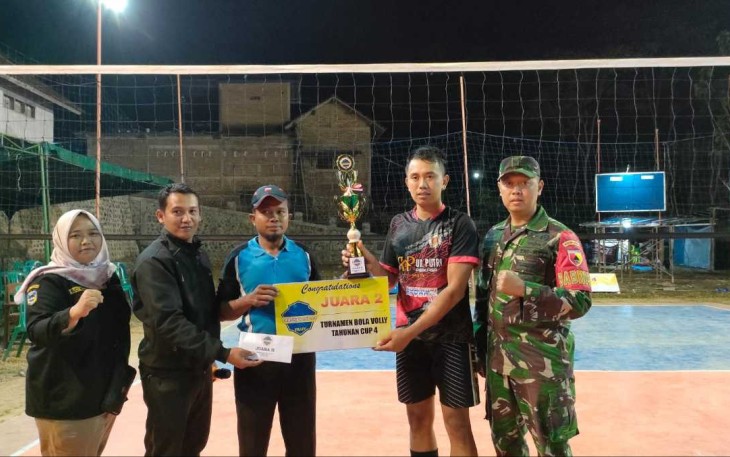 Turnamen bola voli wilayah desa binaan