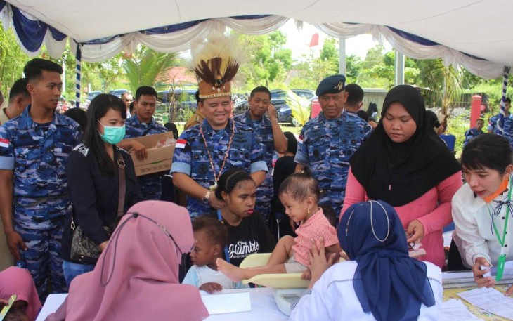 Bakti Papua Tahun 2023 Lanud Manuhua, Selasa (12/9)
