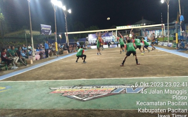 Turnamen Bola Volly Antar Desa