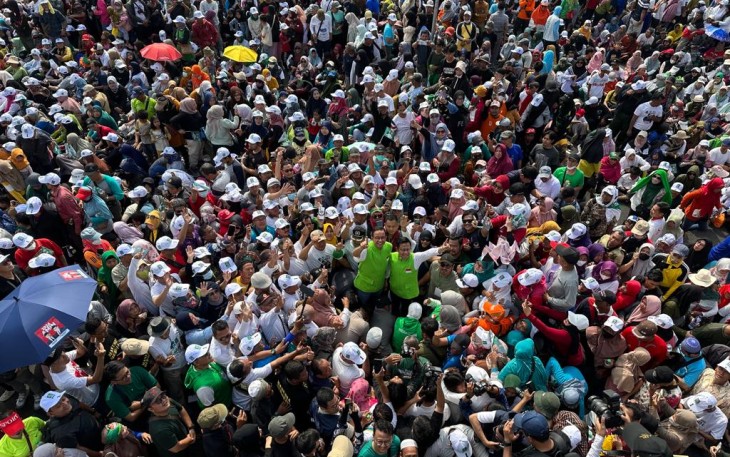 Jutaan Massa Amin Tumpah di Sidoarjo