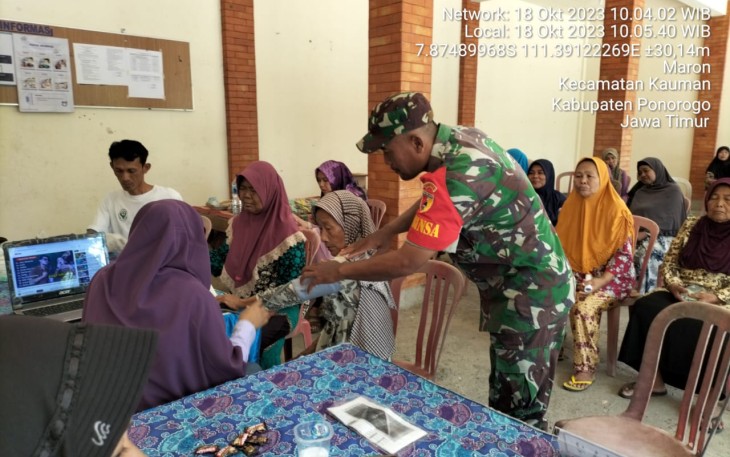 Pendampingan posyandu lansia di wilayah desa binaan 