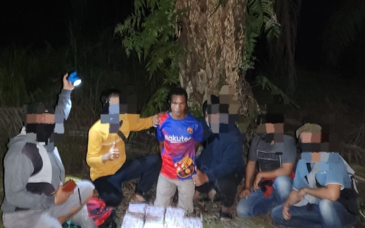 Prajurit TNI di Wilayah Perbatasan RI-Malaysia Gagalkan Penyelundupan 11 KG Sabu 