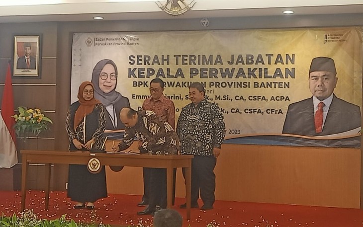 Sertijab Kepala BPK Perwakilan Banten