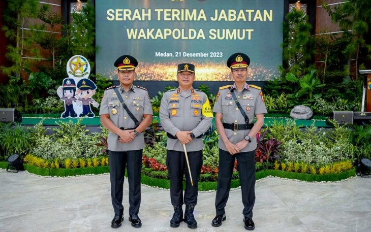 Sertijab Wakapolda Sumut, Medan, Kamis (21/12)
