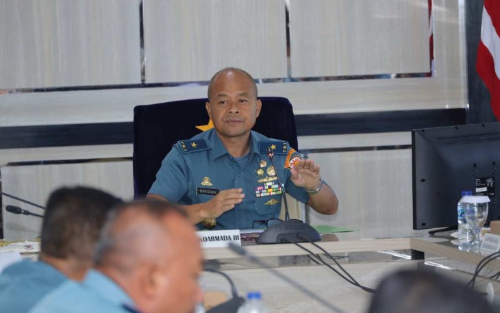Kepala Staf Koarmada III Laksamana Pertama Singgih Sugiarto