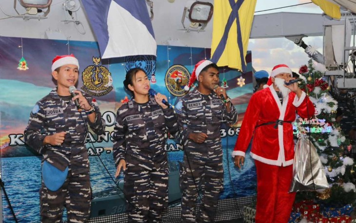 Perayaan Natal Satgas MTF TNI Konga XXVIII-N/UNIFIL