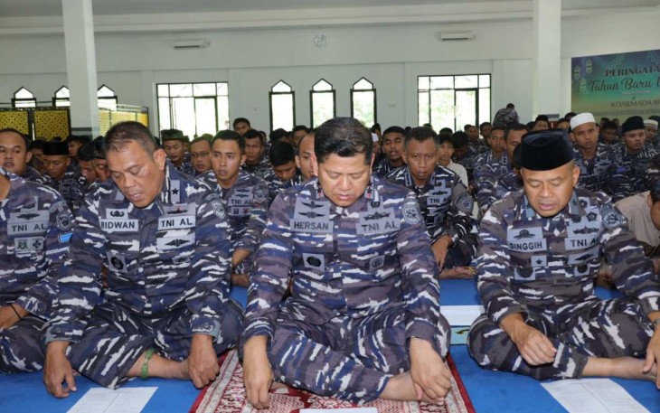 Doa Bersama prajurit Koarmada III Sorong