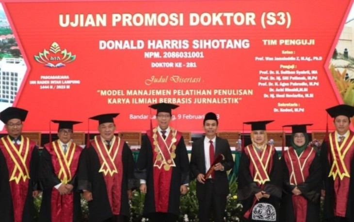 Ujian Terbuka Disertasi Doktor Nonmuslim pertama UIN Raden Intan Lampung
