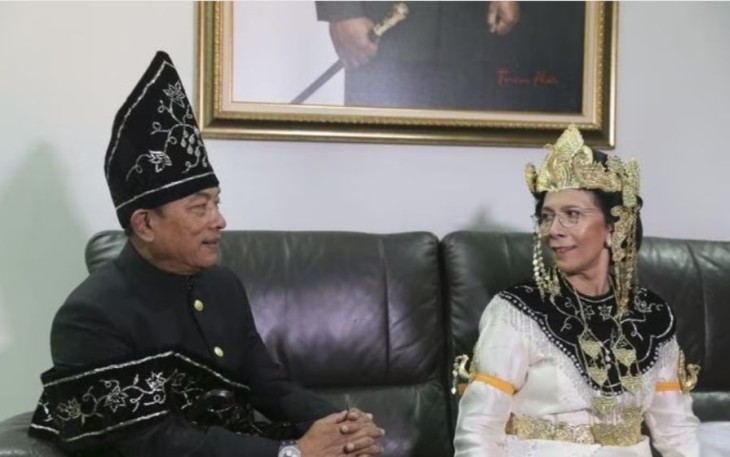 Kepala Staf Kepresidenan RI Moeldoko bersama istri (semasa hidup)