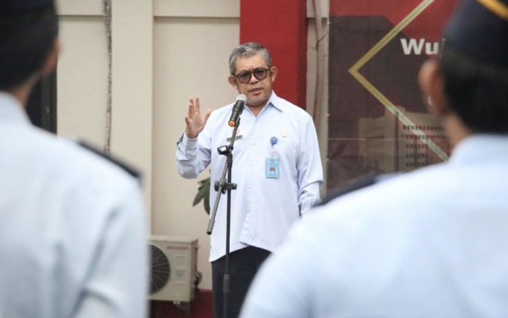 Kadiv Keimigrasian Ujo Sujoto saat memberikan pengarahan 