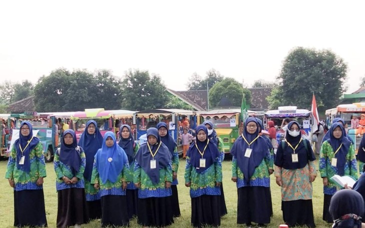 Tarhib Ramadhan TK Aisyiyah Kecamatan Ngemplak, Boyolali Jawa Tengah, Rabu (15/3)