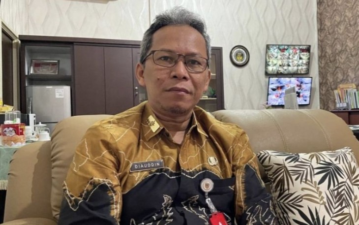 Kepala Dinas Kesehatan Provinsi Kalimantan Selatan, Diauddin saat ditemui di ruang kerjanya Dinkes Kalsel Banjarmasin, Jumat (28/4/2023)