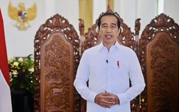 Presiden Joko Widodo mengucapkan Selamat Hari Buruh Internasional 2023 yang diperingati pada hari Senin, 1 Mei 2023, melalui video yang ditayangkan kanal Youtube Sekretariat Presiden