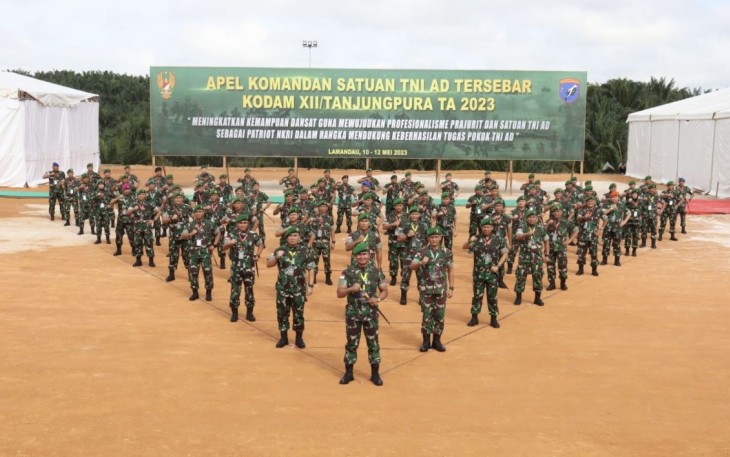 Apel Dansat TA 2023 Kodam XII/Tanjungpura 