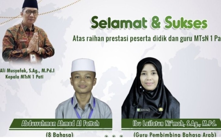 Tim Bahasa Arab MTsN 1 Pati Jawa Tengah 