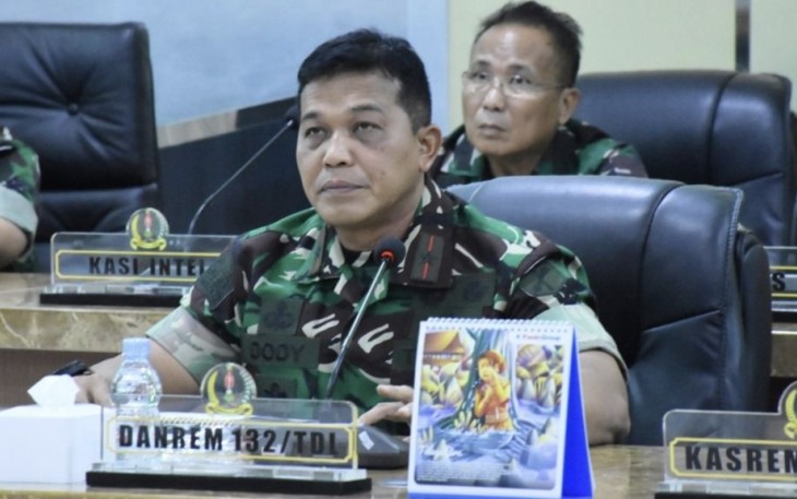 Danrem 132/Tdl Brigjen TNI Dody Triwinarto 