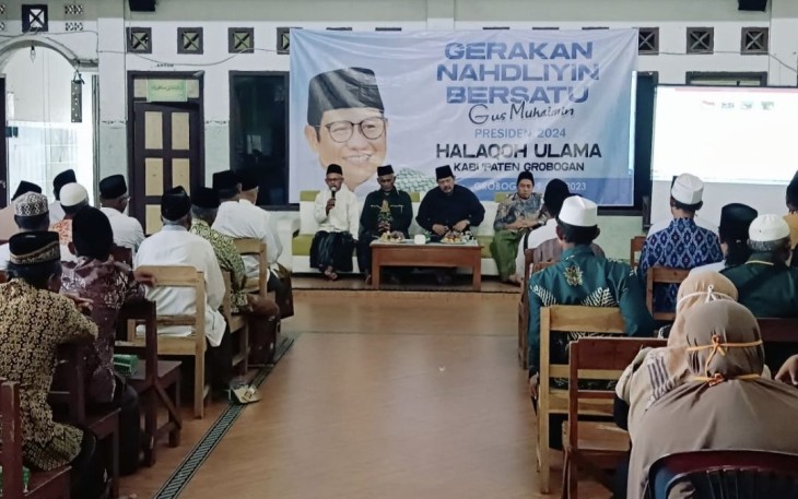 Dukung Gus Muhaimin Maju Presiden 2024 di Ponpes Assalam Grompol, Kab Grobogan Jateng