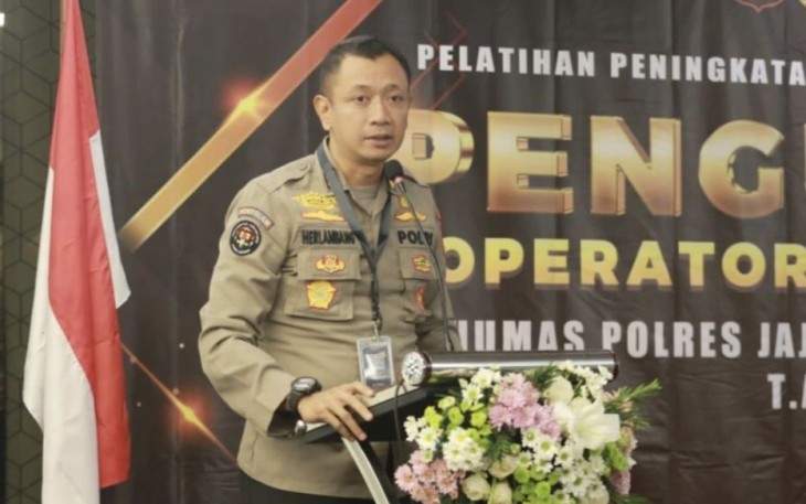 Kasubid Multimedia Bidhumas Polda Jatim AKBP Herlambang 