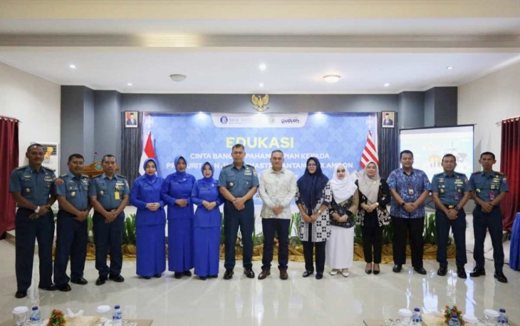 Sosialisasi Edukasi Cinta Bangga Paham Rupiah di Lantamal IX Ambon, Selasa (29/8)
