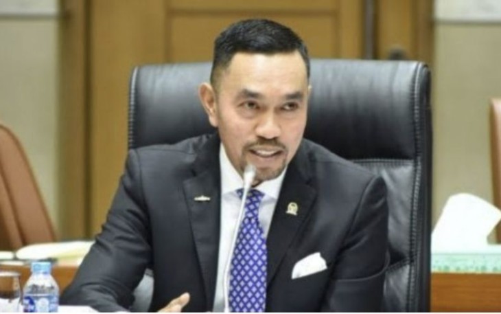 Wakil ketua komisi III DPR RI Ahmad Sahroni politikus partai NasDem