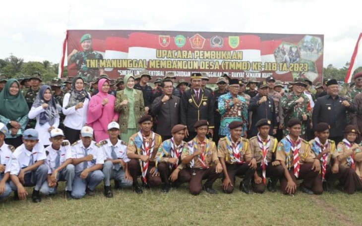 Pembukaan TMMD ke 118 Kodim 0902/Berau, Rabu (20/9)