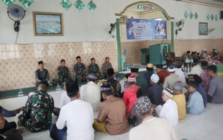 Maulid Nabi Muhammad SAW di Masjid Al Muhajirin Kampung Melati Jaya, Minggu (24/9)