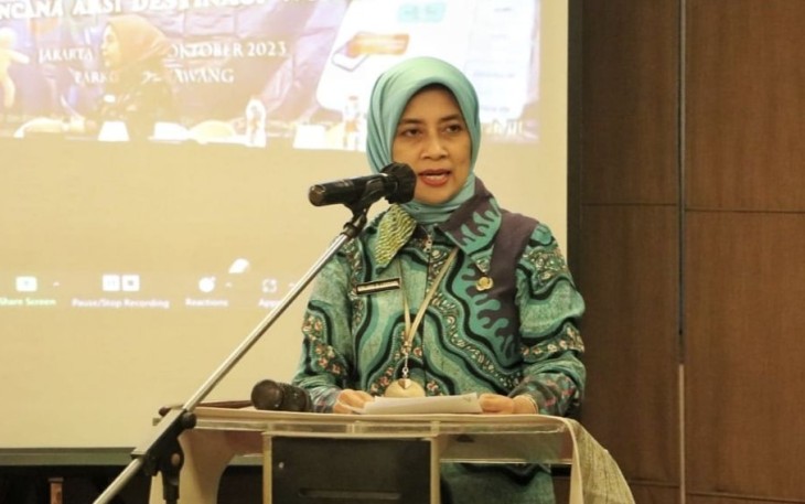Direktur Sinkronisasi Urusan Pemerintahan Daerah III Erliani Budi Lestari 