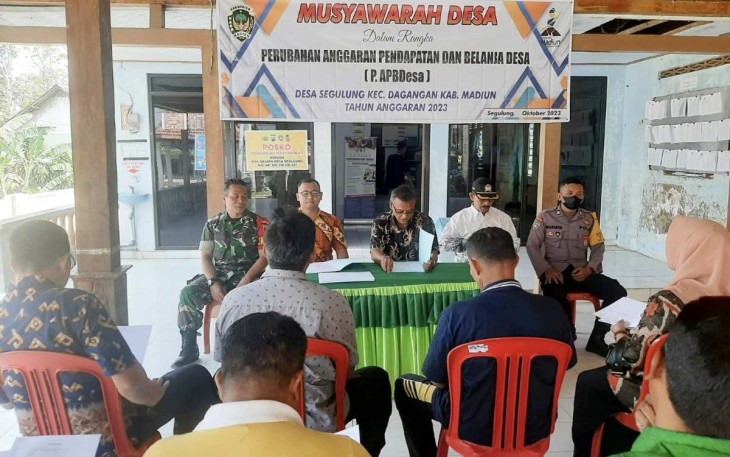 Pembahasan Dana APB Desa di wilayah desa binaan 