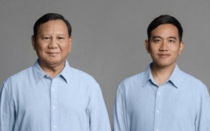 Pasangan Capres-cawapres no urut 2 Prabowo Subianto - Gibran RakaBuming Raka Pemilu 2024