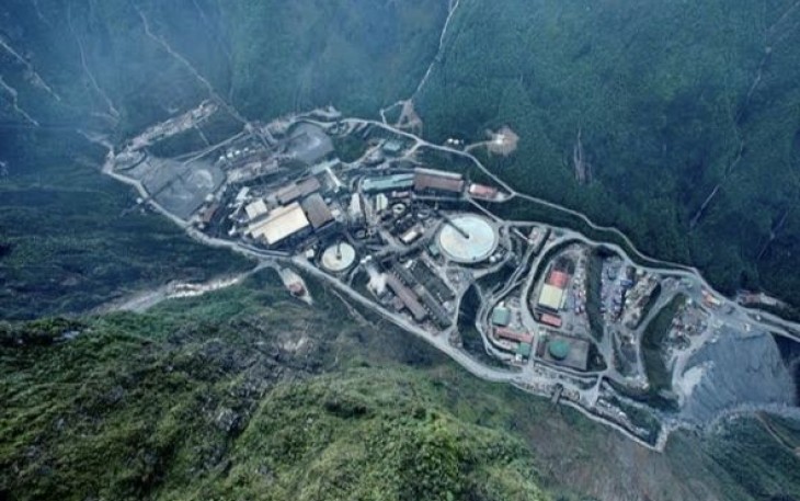 Kawasan pertambangan PT Freeport Indonesia 