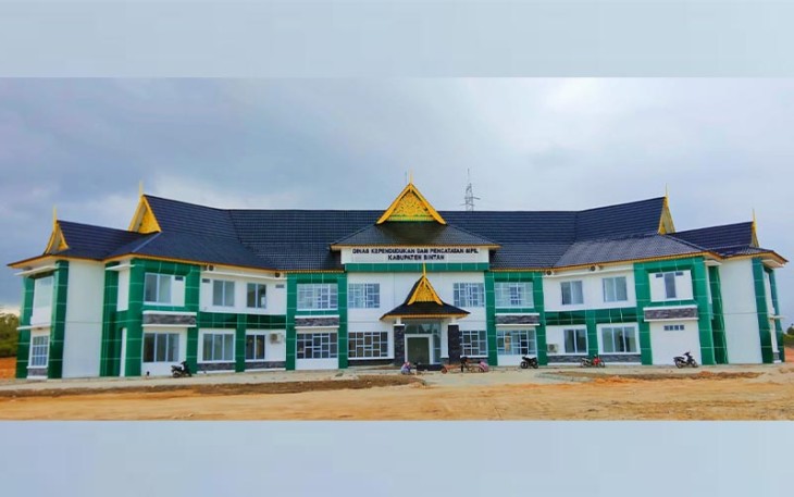 Kantor baru Disdukcapul Bintan