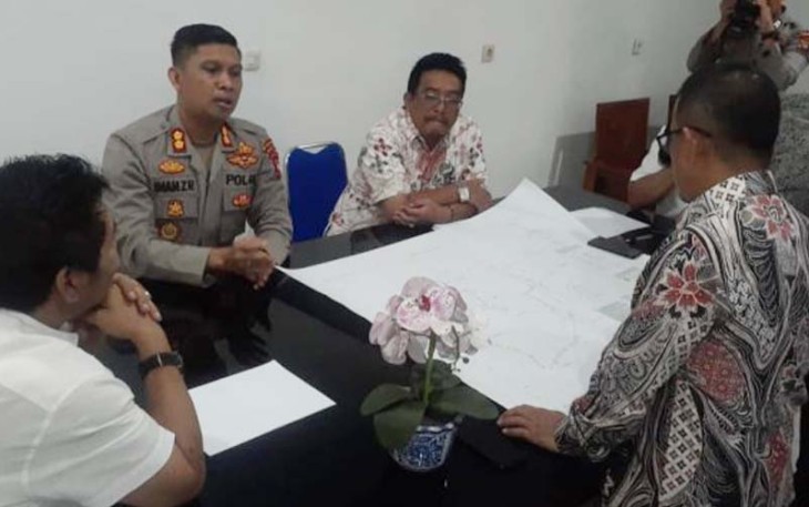 Kapolres Tapanuli Selatan (Tapsel), AKBP Imam Zamroni, SIK, MH, melaksanakan koordinasi dengan Badan Pertanahan Nasional (BPN) Kabupaten Tapsel, terkait permasalahan Lahan eks transmigrasi di Kecamatan Muara Batang Toru.