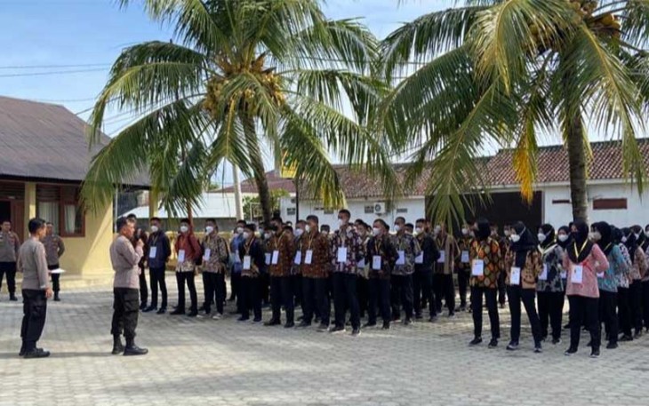 Polres Pesibar saat Umumkan Hasil Pemeriksaan Administrasi Tahap 1 Penerimaan POLRI