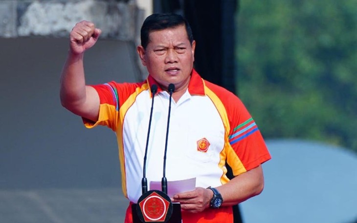 Panglima TNI Laksamana TNI Yudo Margono, S.E., M.M. saat membuka secara resmi Pertandingan olahraga, untuk memperebutkan Piala Panglima Cup tahun 2023 dalam rangka Hari Ulang Tahun ke-78 Kemerdekaan RI tahun 2023, dengan mengusung tema “Ayo Olahraga meraih Prestasi,” yang pelaksanaannya di mulai sejak tanggal 4 s.d. 11 Agustus 2023, berlangsung di Stadion Mabes TNI, Cilangkap, Jakarta Timur, Jumat (4/8/2023).