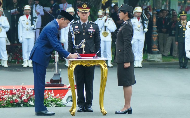 Prosesi pelantikan oleh Presiden RI Ir. Joko Widodo di Istana Negara, Jakarta, Rabu (26/7/2023).