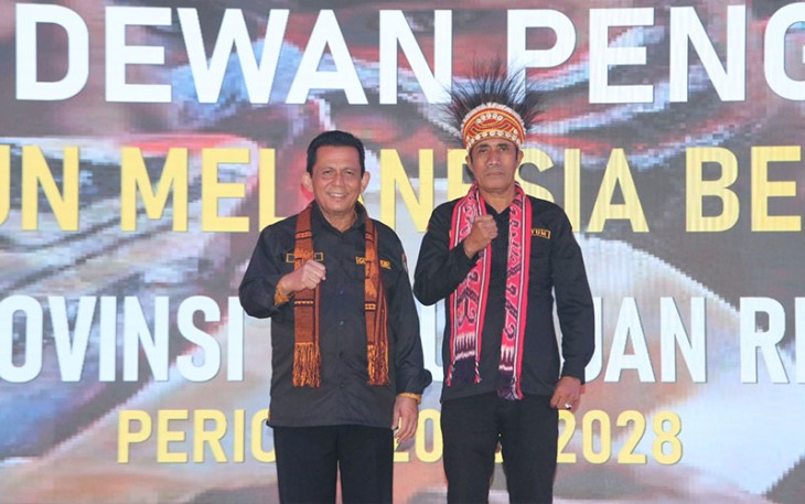 Gubernur Ansar saat Hadiri Pelantikan Rumpun Melanesia Bersatu Kepri