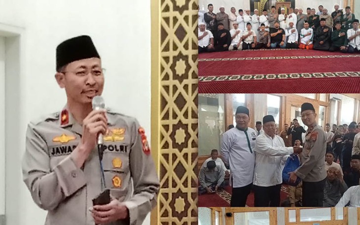 Wakapoldasu Brigjen Pol Drs Jawari SH MH, saat melaksanakan safari subuh di Masjid Al-Jihad, Jumat (15/09/2023).