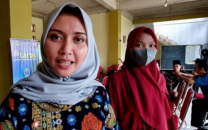 Salah satu petugas Pantarlih Desa Ngagel, Dukuhseti