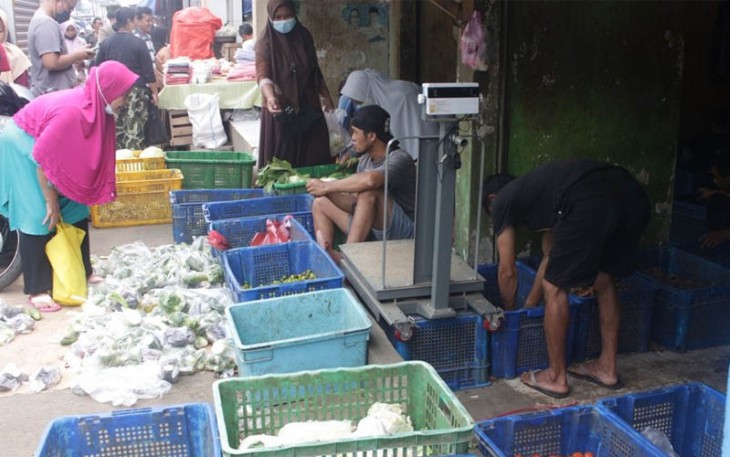 (Suasana Pasar Bojong Gede. Foto: Firha Saniya Humayda)