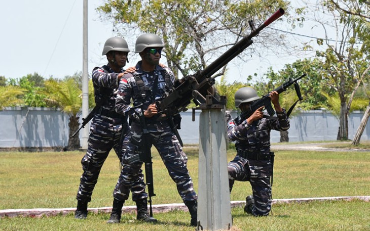 Lantamal XI Melaksanakan Uji Terampil Glagaspur P-1 dan P-2 Tahun 2023