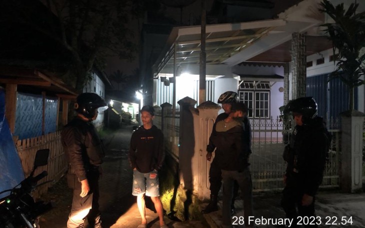 Tim Patroli Presisi Polres Rejang Lebong Tingkatkan Patroli Malam Hari