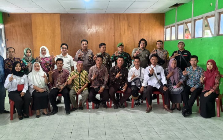 Kapolsek Lebong Utara Hadiri Mediasi Masalah di Desa Sungai Gerong